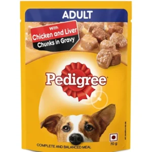 Pedigree Adult Chicken & Liver - Chunks In Gravy